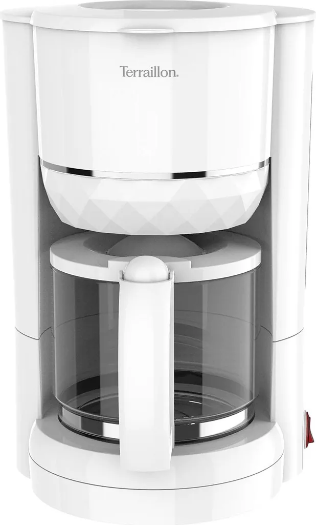 Terraillon 15353 DIAMANT White Piston Coffee Machine 1.25 L