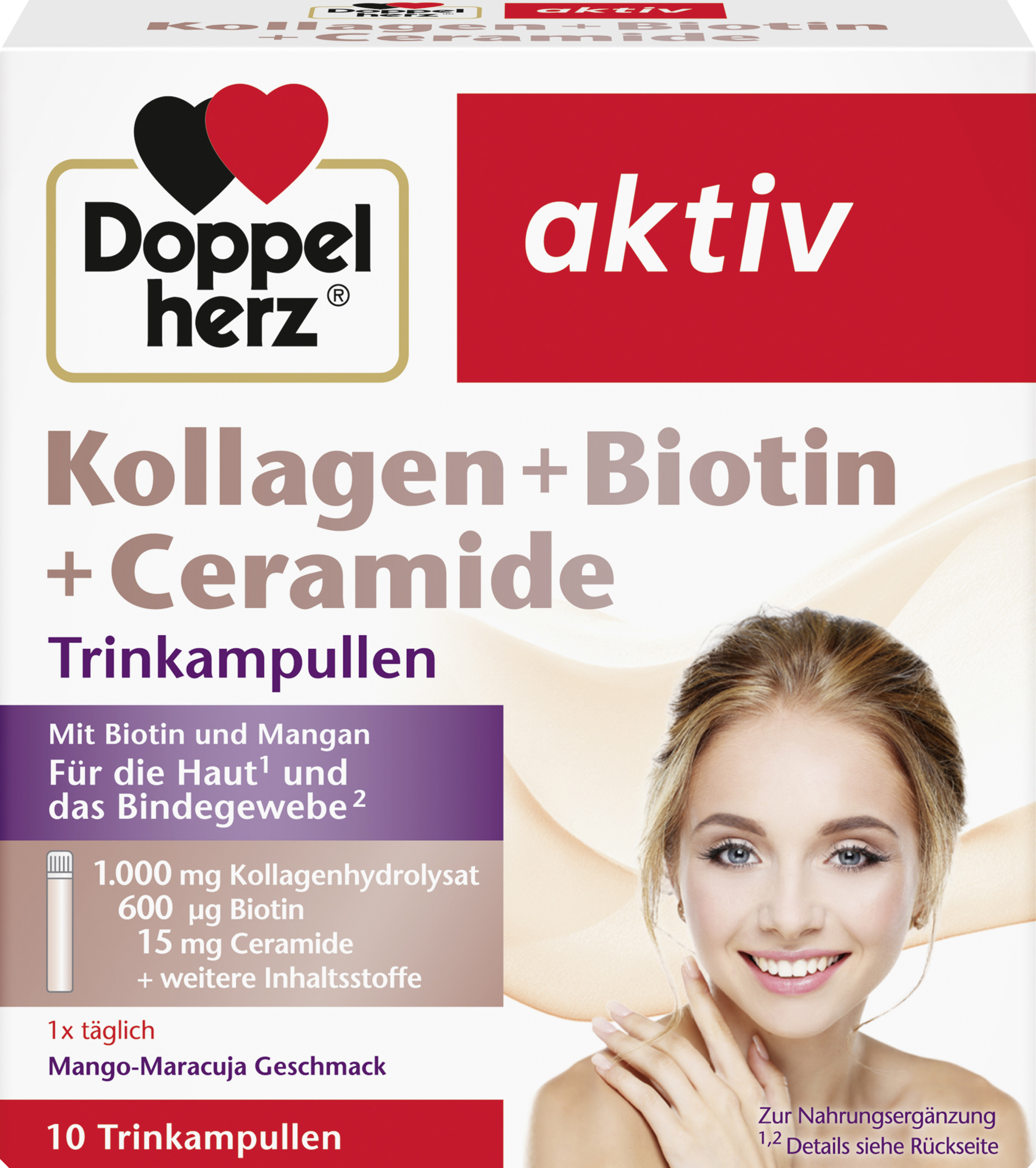 Doppelherz Collagen + Biotin + Ceramide drinking ampoules