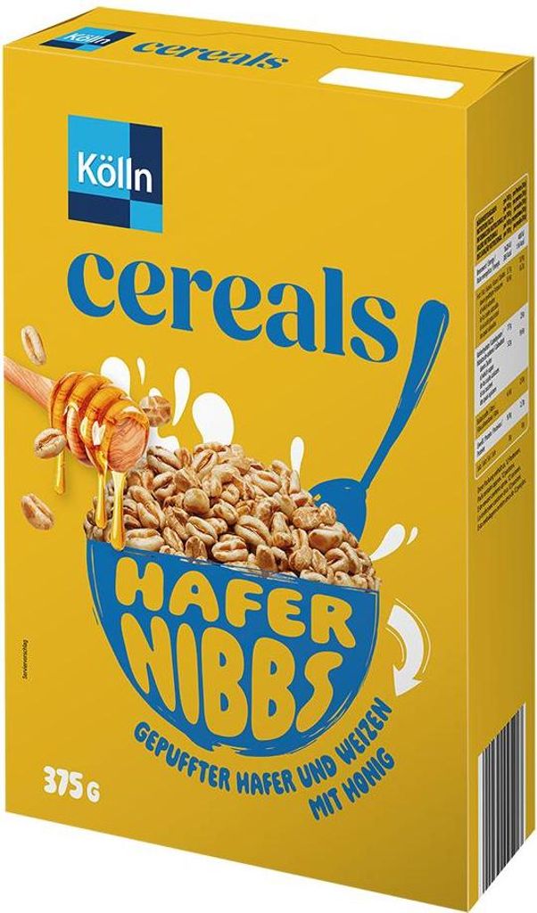 Kölln Cereals Oat Nibbs Honey, 375g by Kölln 375g