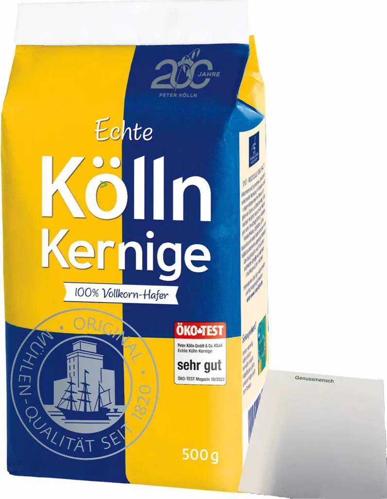 Kölln Real Wholegrain Oat Flakes (500g Pack) + usy Block
