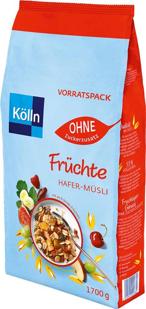 Kölln Fruit Muesli with no added sugar 1.7 kg