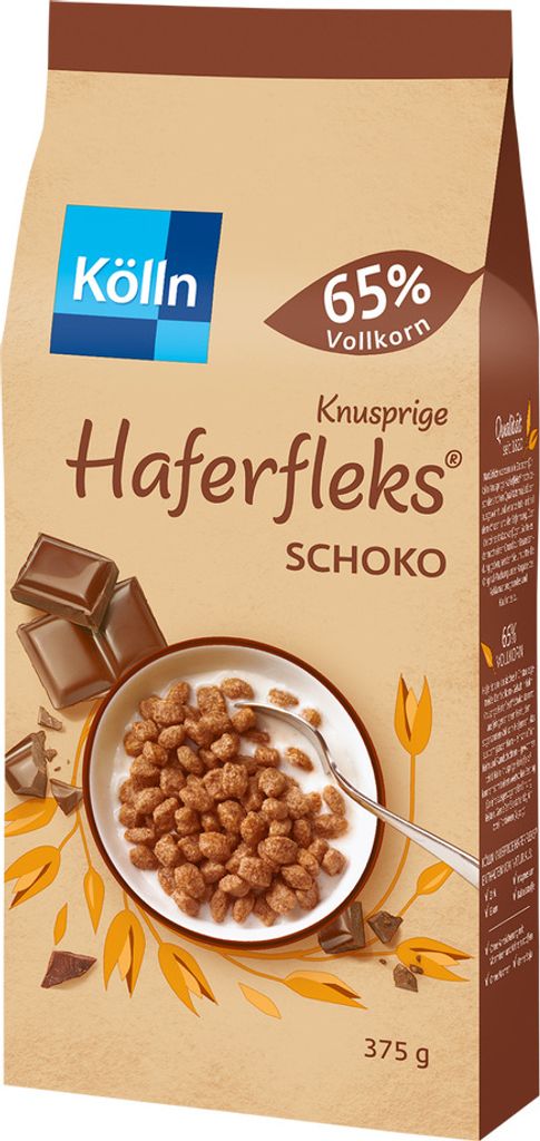 Kölln Haferfleks® Chocolate 6x375g Value Pack