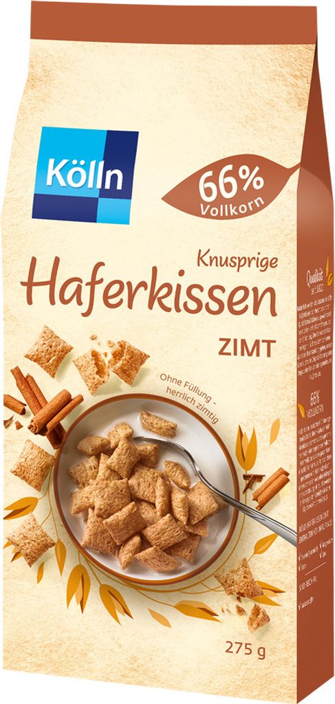 Kölln Oat Pillow Cinnamon, 275g