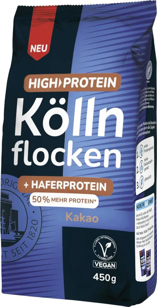 Kölln High Protein Cocoa Flakes, 450g