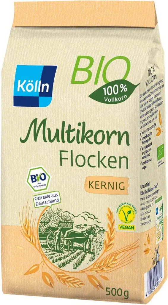 Kölln multigrain flakes, coarse, 500g
