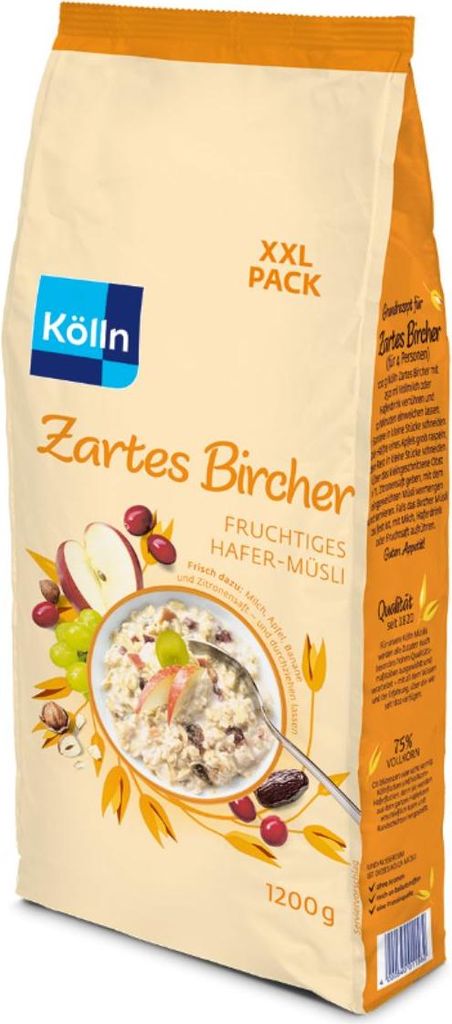 Kölln Bircher Fruit Muesli, Value Pack 1200g
