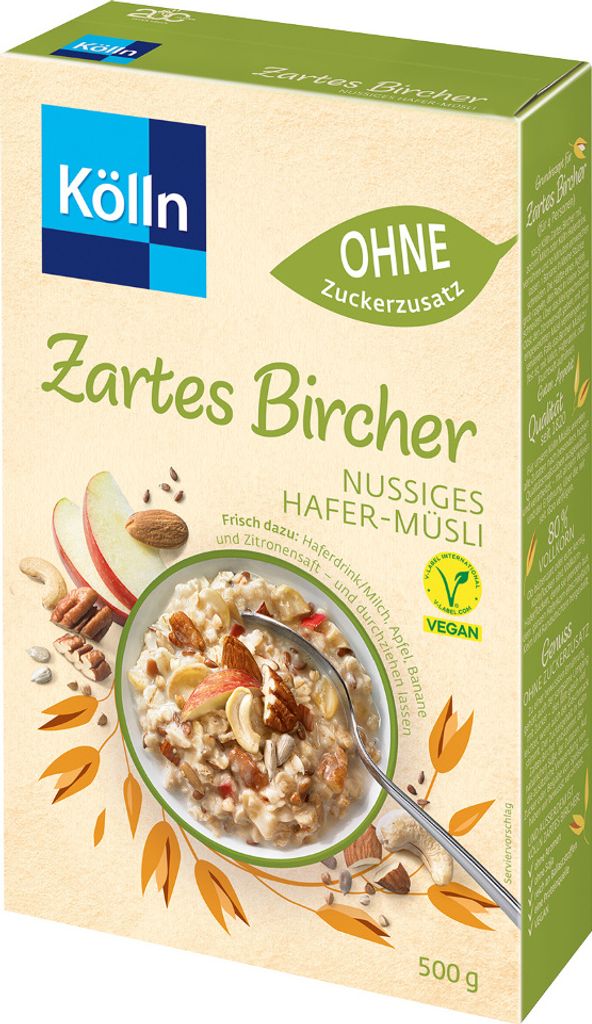 Kölln Muesli Bircher Nut, 500g