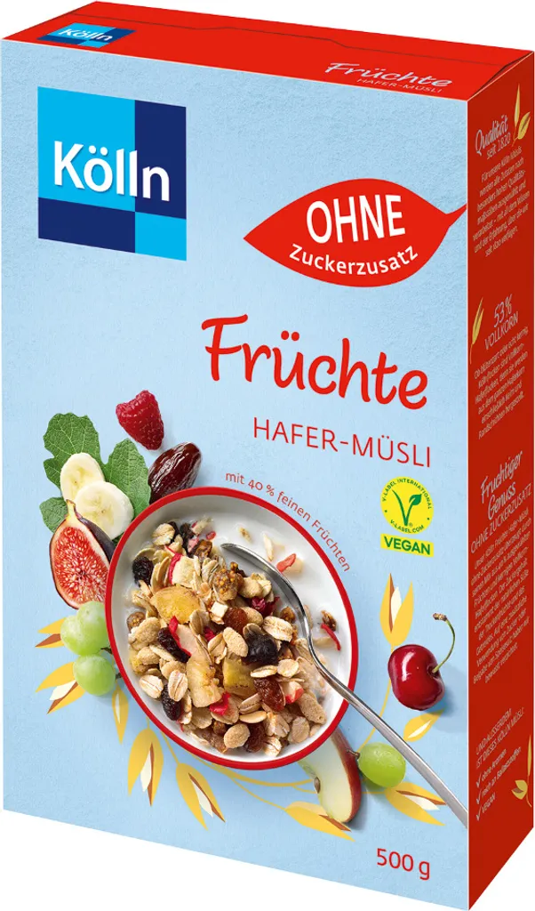 Kölln Muesli Fruits without added sugar 7x500g