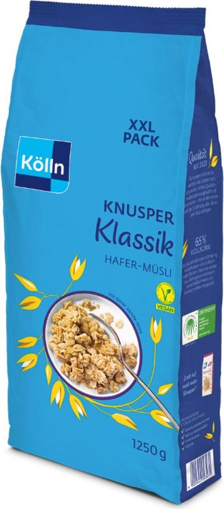 Kölln Muesli Crunchy Classic, economy pack 1250g