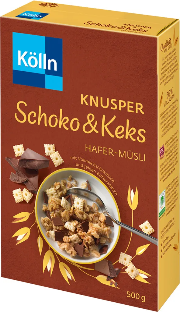 Kölln Muesli Crunchy Chocolate & Biscuit 500 g