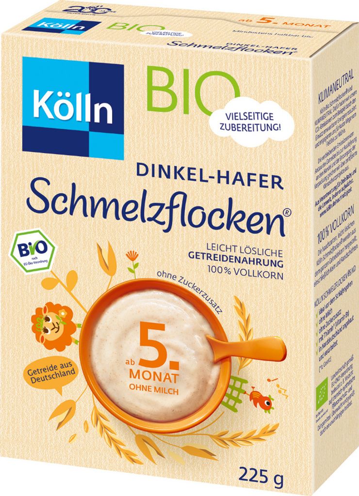 Kölln KöllnSchmelzflacken® spelled oats 6x225g savings package