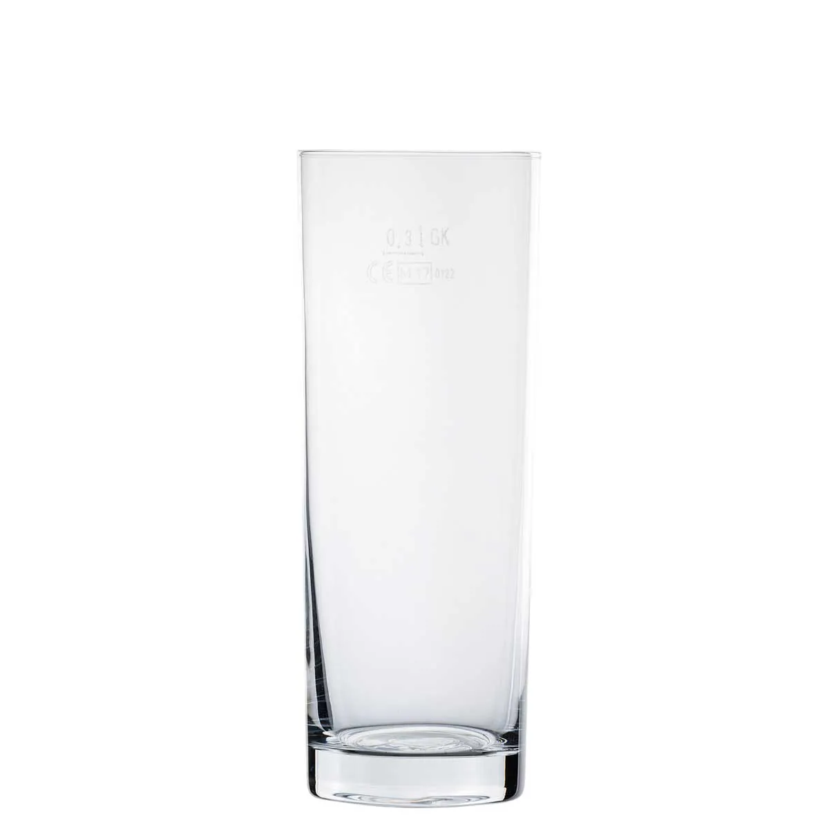 Cologne glass 36.5 cl with fill line 0.3 ltr. |-|, Contents: 365 ml, D: 60 mm, H: 170 mm, 12 sets
