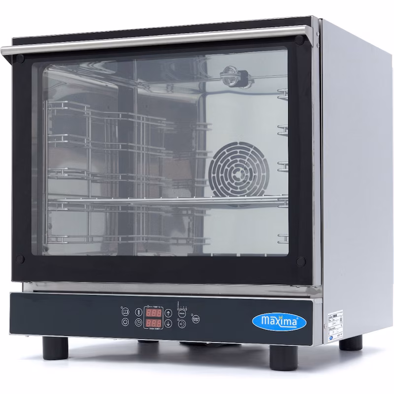 Combination steam oven - 5 trays (1/1 GN / 60 x 40 cm) - Digital display - 400V - Maxima