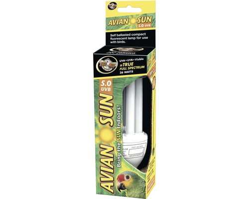 Zoo Med Compact lamp AvianSun 5.0 Bird Compact, 26 W