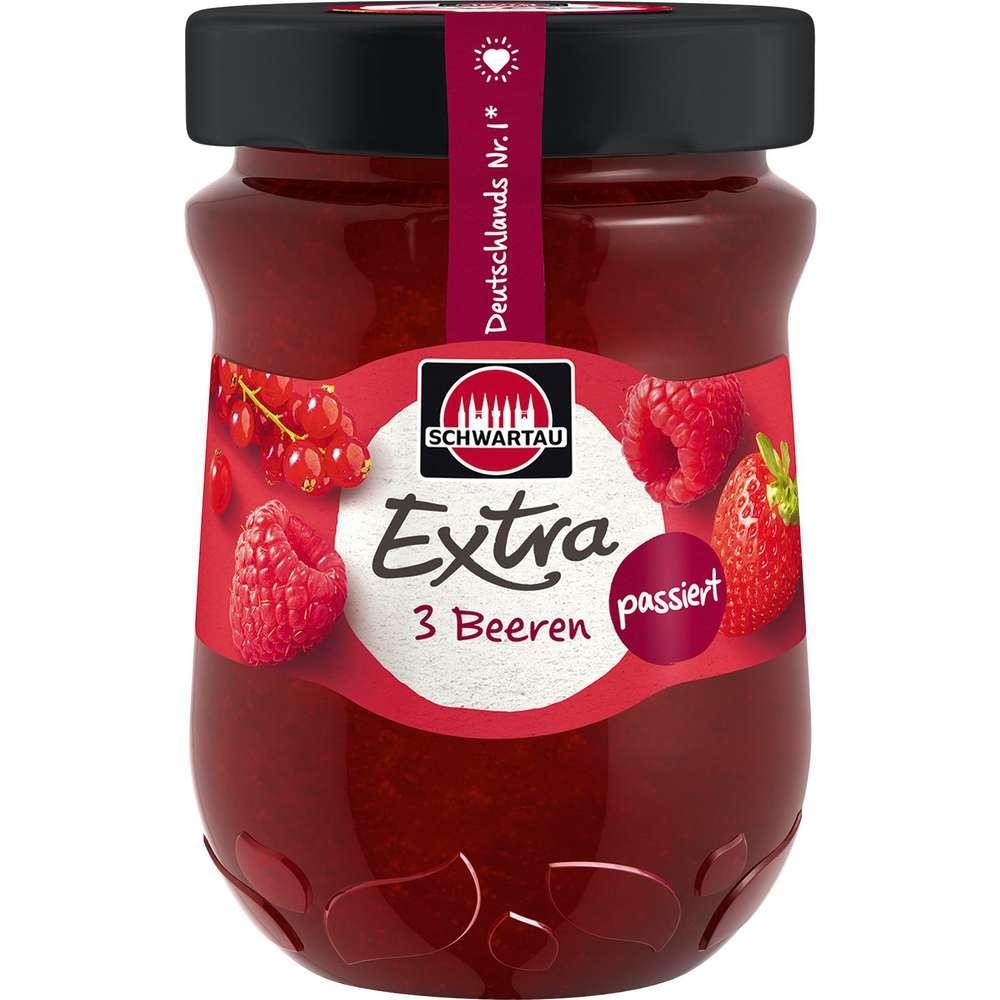 Schwartau Extra jam, 3 seedless berries