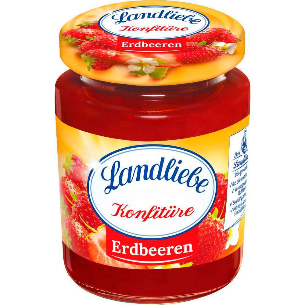 Landliebe Extra jam, strawberry