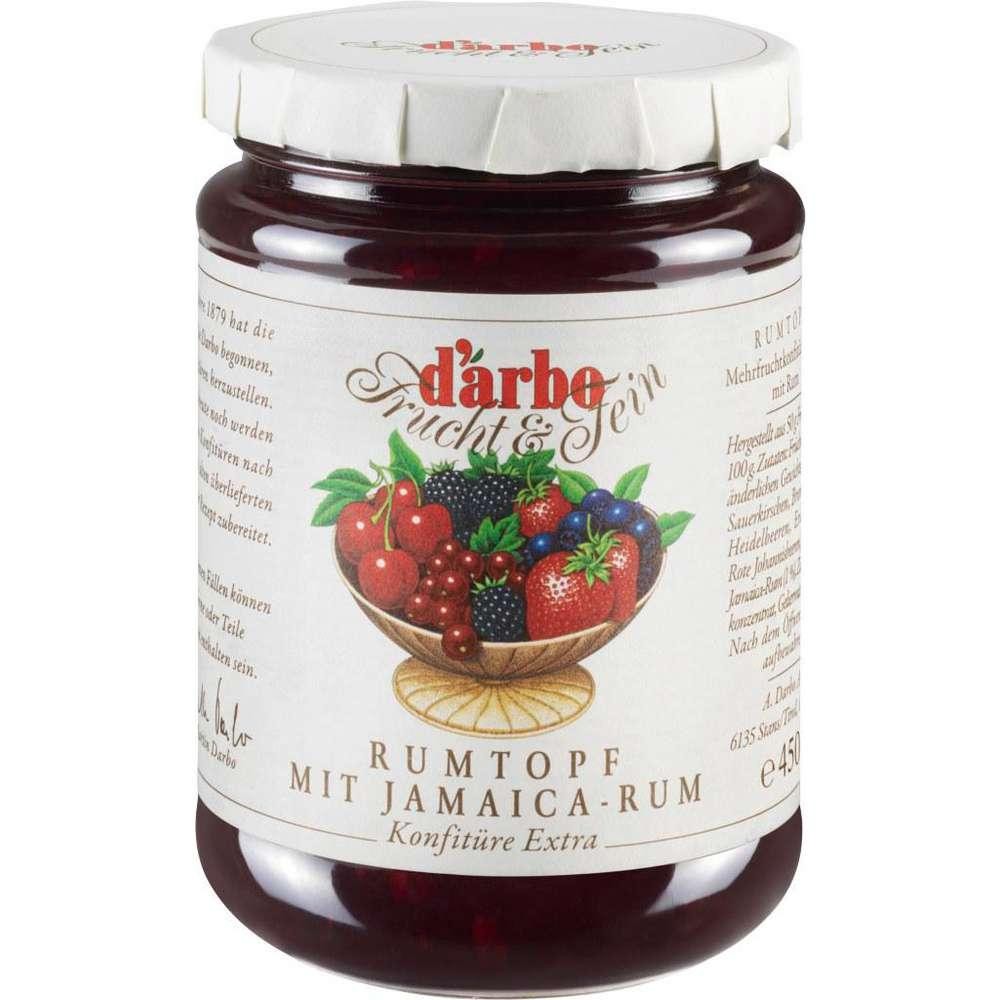 Darbo Extra jam, rum pot with Jamaica rum