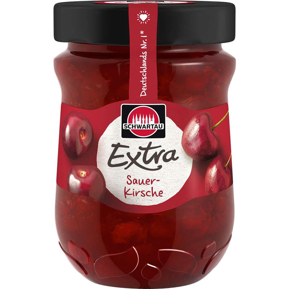 Schwartau Extra jam, sour cherry