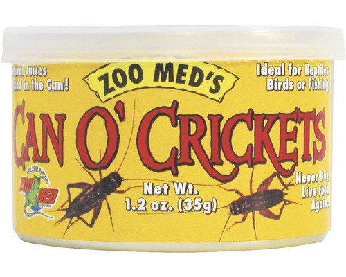 Preserved crickets ZOO MED Can O Crickets (60 crickets/can) 34 g