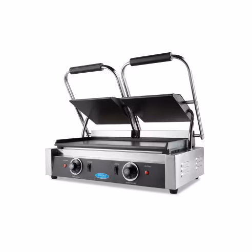 Contact grill - Smooth - Double grill plate - 2 x 22cm - Maxima