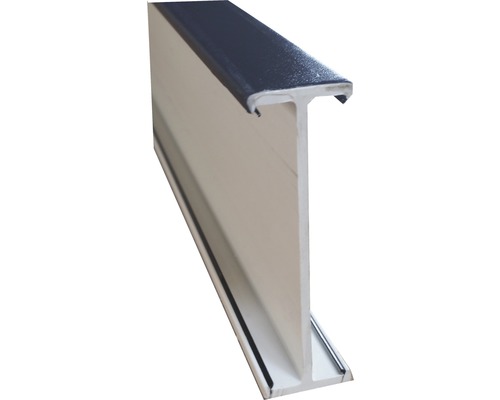Coupling profile ARON Basic white/anthracite length 1400 mm including fastening screws