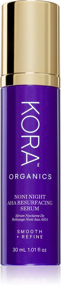 KORA Organics Noni Night AHA Resurfacing Serum regenerating serum
