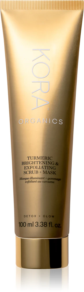 KORA Organics Turmeric Brightening & Exfoliating Scrub + Mask Peeling and mask