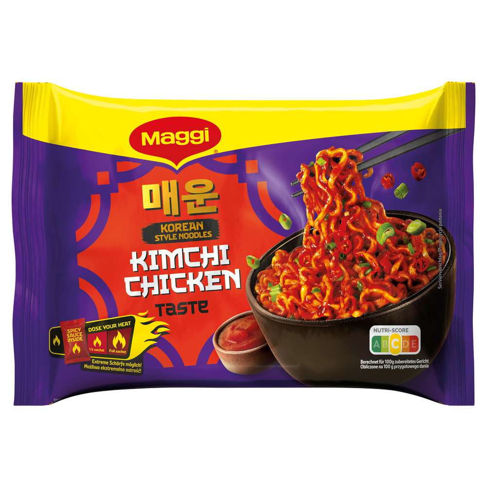 Maggi Korean Noodles Kimchi Chicken 130g