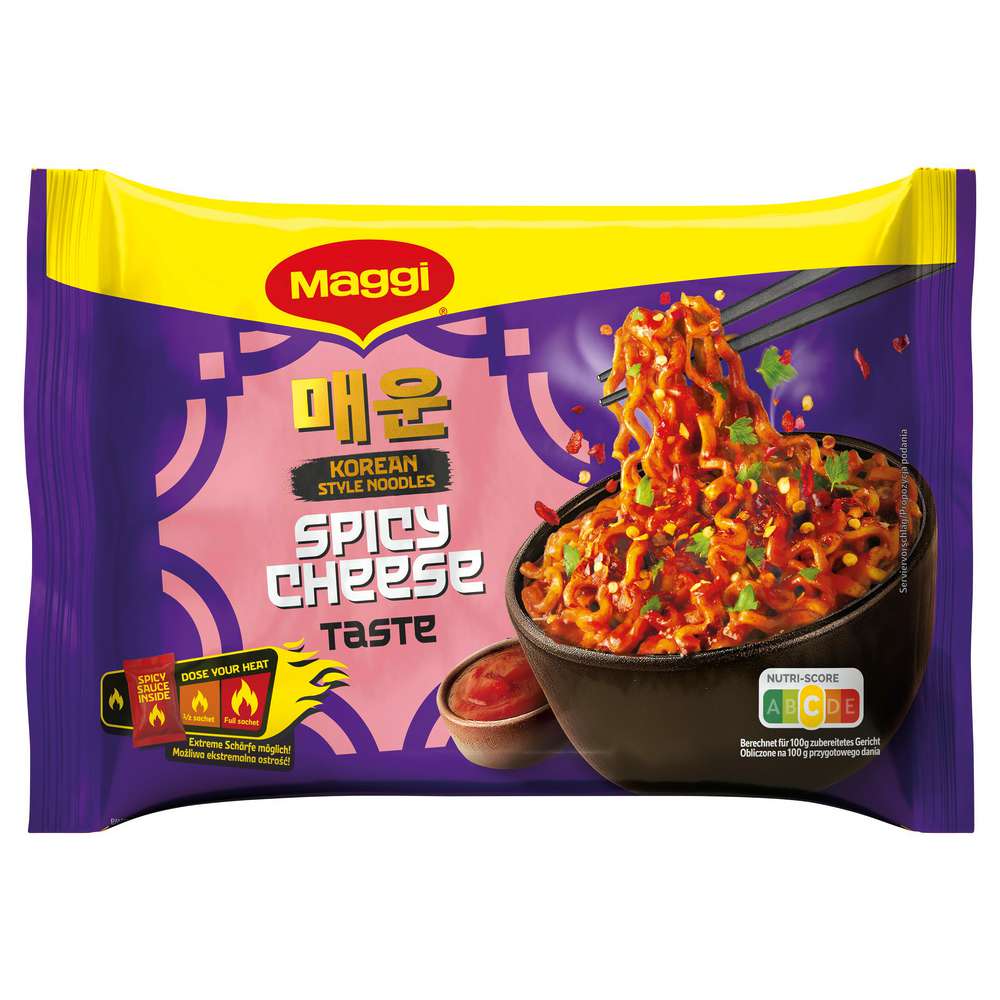 Maggi Korean Noodles Spicy Cheese 130g