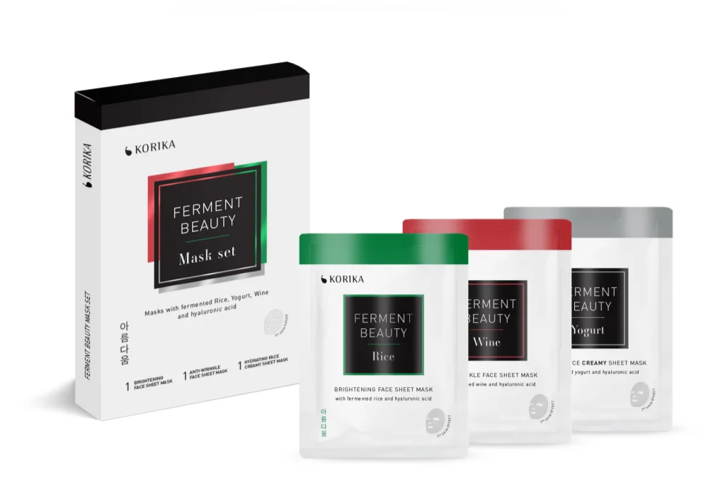 KORIKA FermentBeauty Mask Set facial mask set