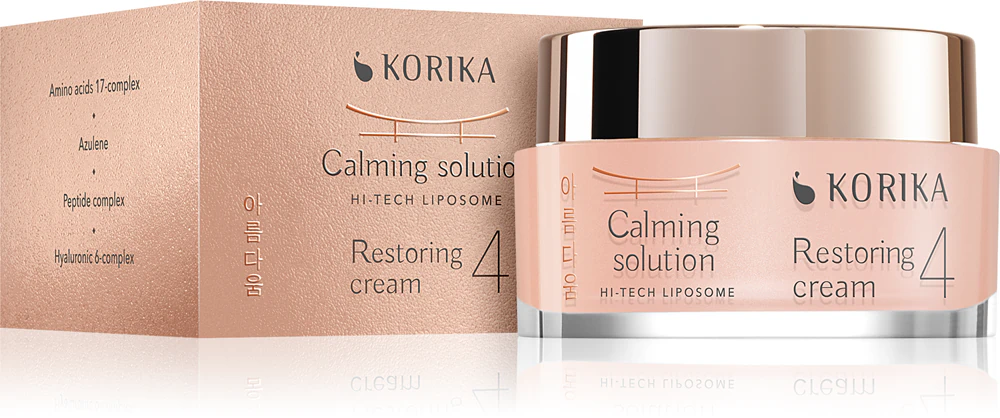 KORIKA HI-TECH LIPOSOME Calming solution Restoring cream nourishing and soothing cream
