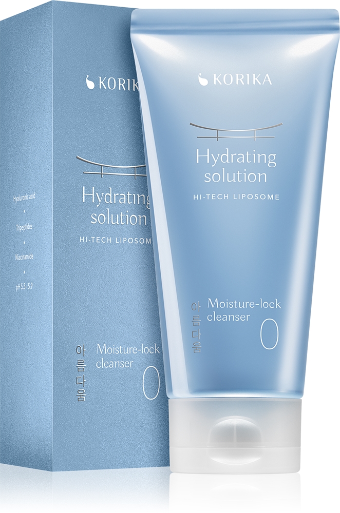 KORIKA HI-TECH LIPOSOME Hydrating solution Moisture-lock cleanser moisturizing cleansing cream