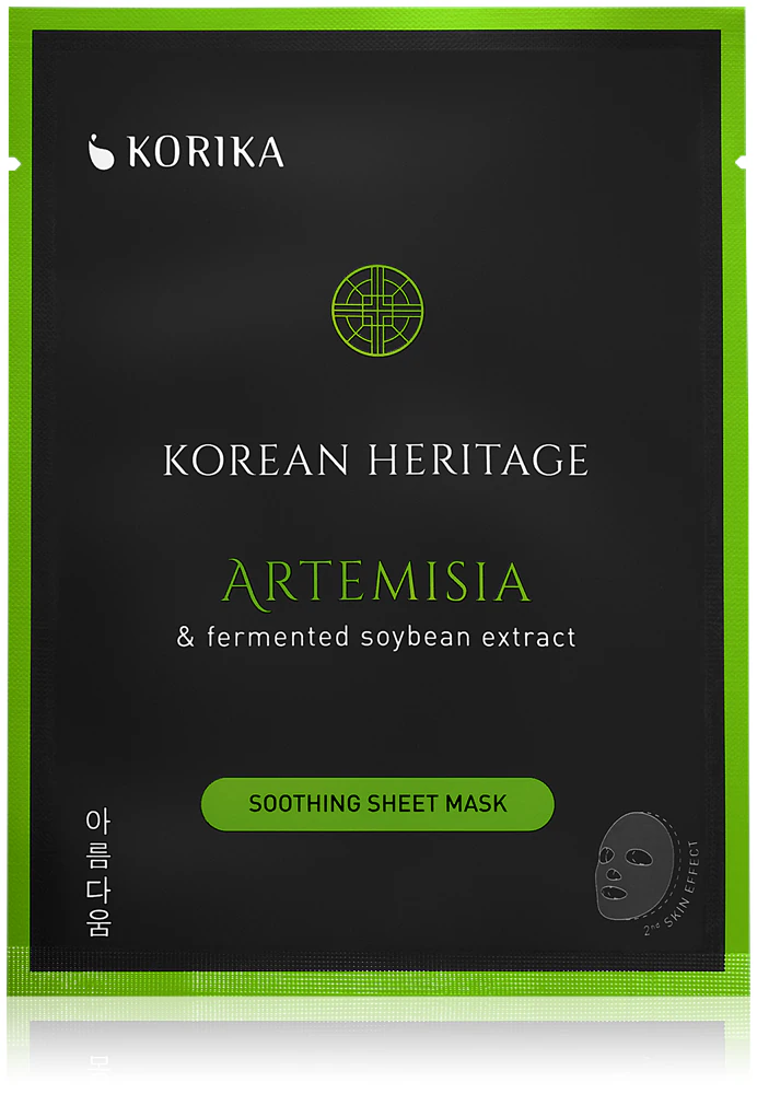 KORIKA Korean Heritage Artemisia & Fermented Soybean Extract Soothing Sheet Mask Soothing sheet mask