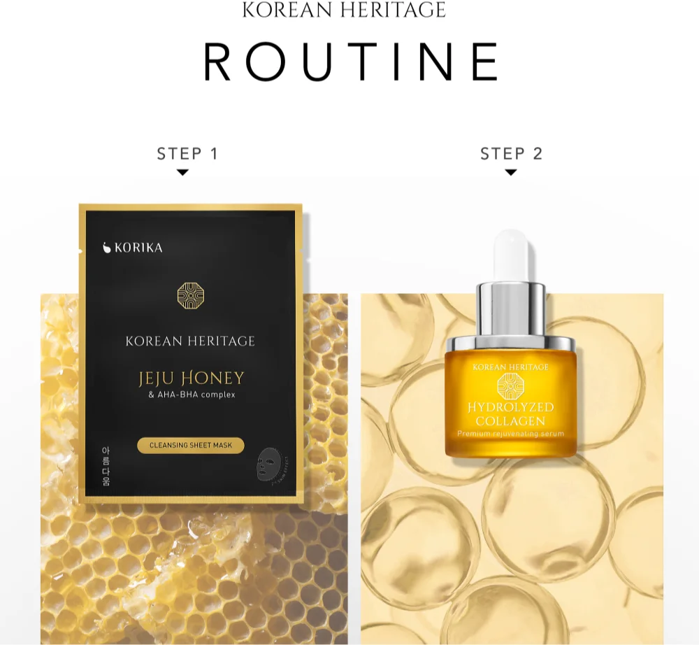 KORIKA Korean Heritage Hydrolyzed Collagen Premium Rejuvenating Serum rejuvenating facial serum with hydrolyzed collagen