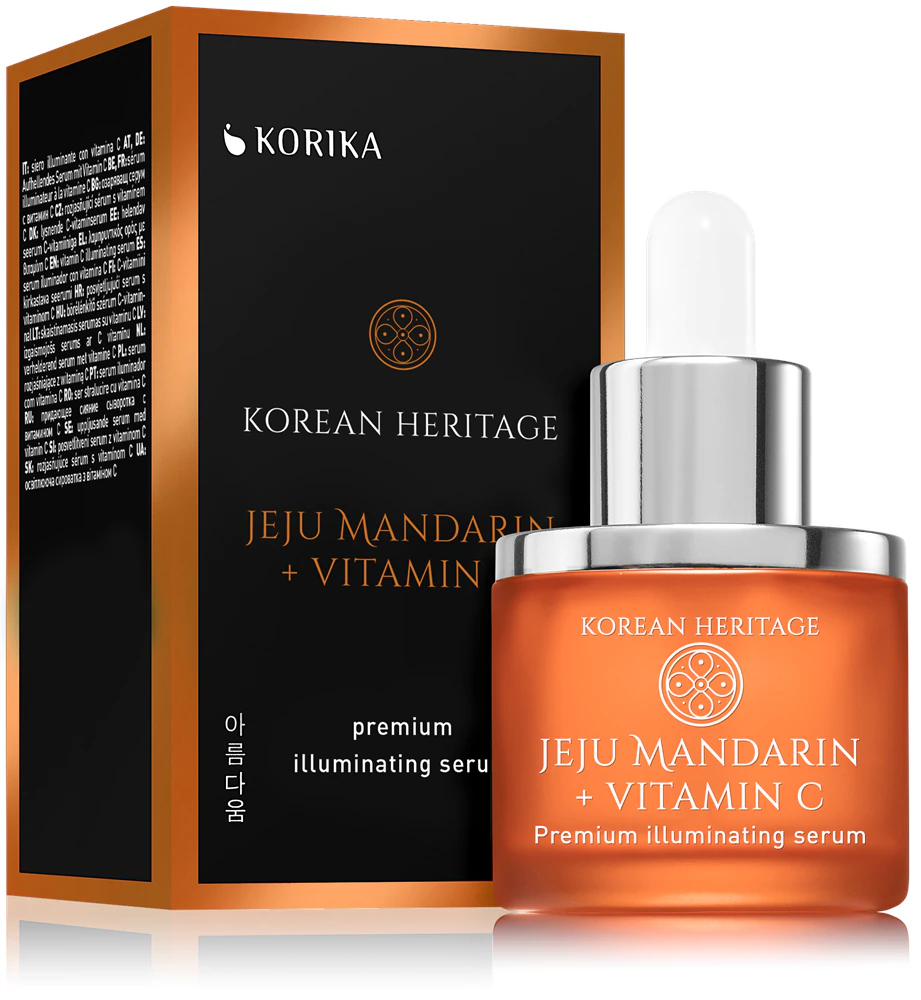 KORIKA Korean Heritage Jeju Mandarin + Vitamin C Premium Illuminating Serum Face Serum (brightening)