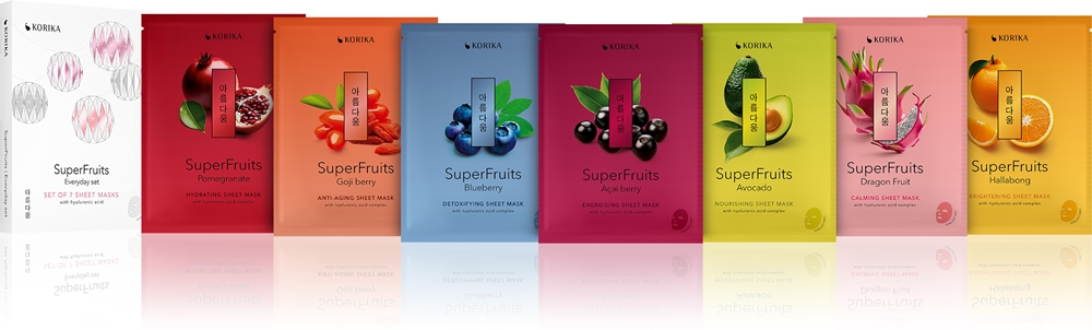 KORIKA SuperFruits Face Mask Set