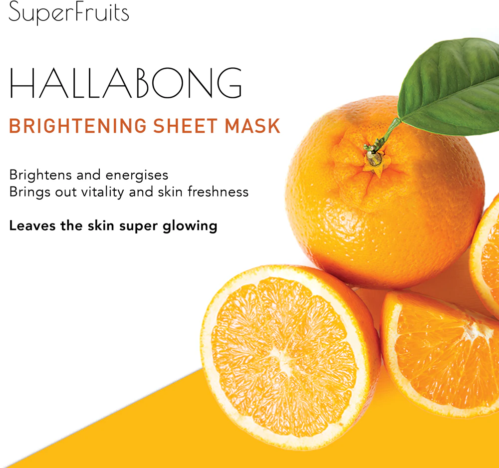 KORIKA SuperFruits Hallabong - Brightening Sheet Mask Brightening sheet mask
