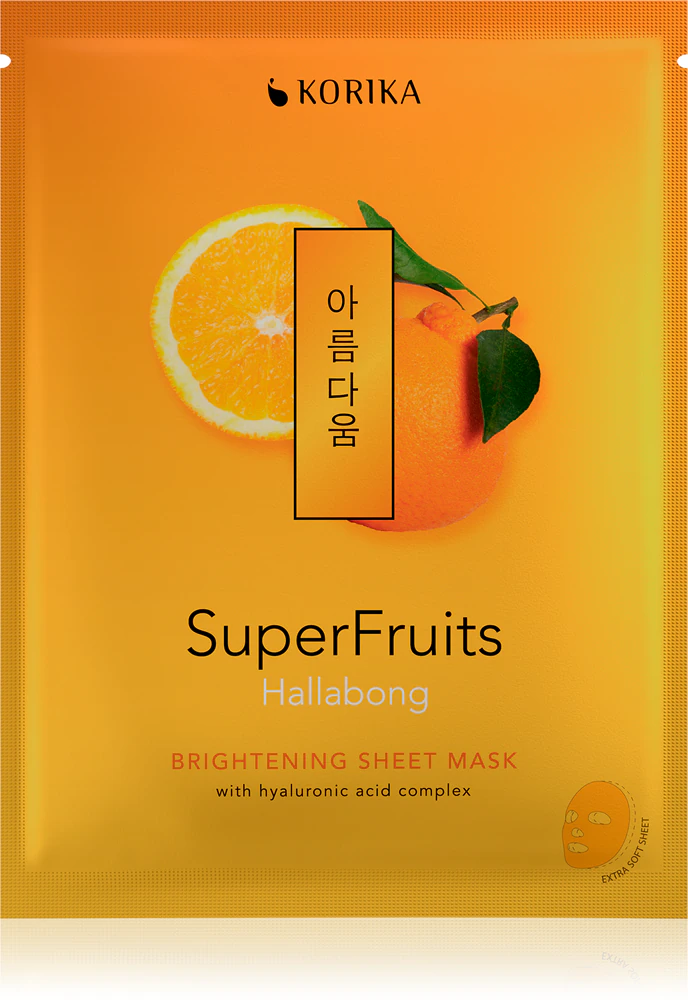 KORIKA SuperFruits Hallabong - Brightening Sheet Mask Brightening sheet mask