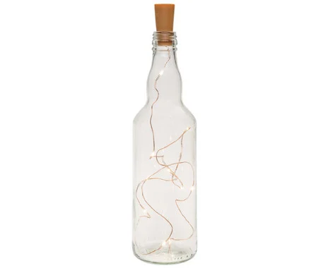 Cork LED string lights, set of 2 with 10 lights each, including batteries