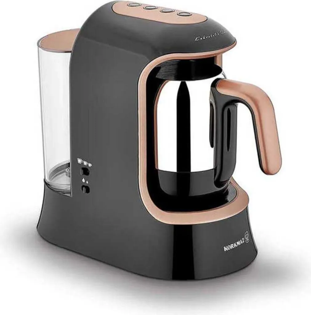 Korkmaz Kahvekolik Aqua Moka Machine Coffee Maker Rose Gold A862-02
