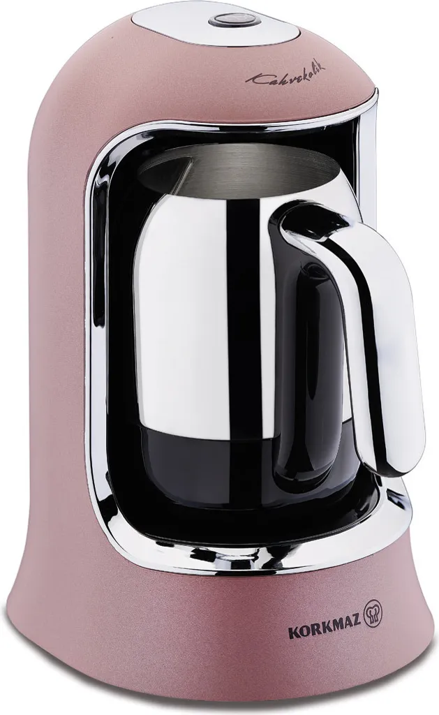 Korkmaz Kahvekolik Mocha Machine Coffee Machine Pink Gold A860-06