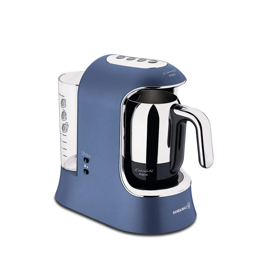 Korkmaz Kahvekolik Aqua Mokkamaschine Coffee Machine Azure A862-03