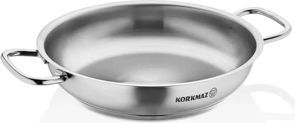 Korkmaz Proline - Stainless Steel Paella Pan 36 cm