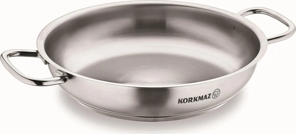 Korkmaz Proline - Stainless steel paella pan, 28 cm