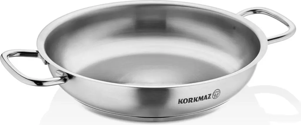 Korkmaz Proline - Stainless steel paella pan, 40 cm