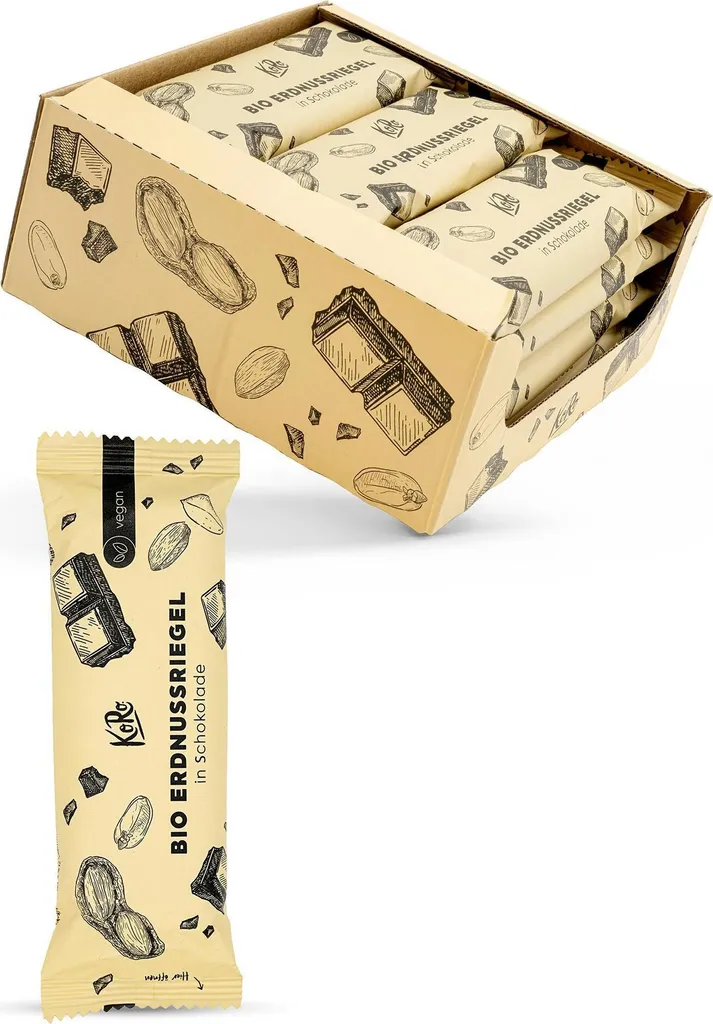 KoRo |Peanut bars with chocolate 12 x 50 g