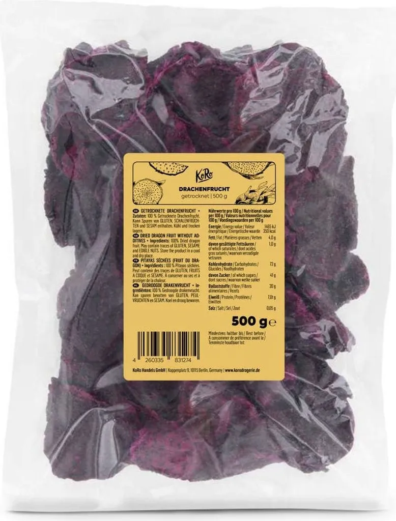 KoRo | Dried Dragon Fruit 500g