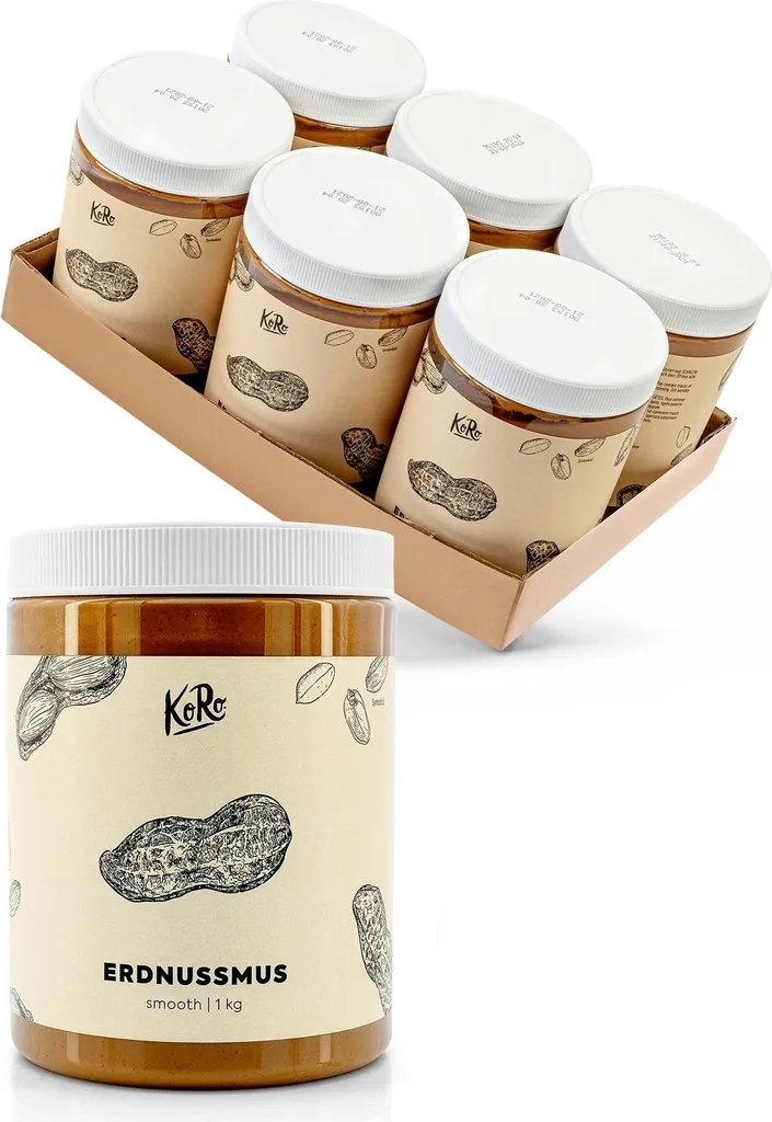 KoRo I Erdnussmus 6 x 1 kg
