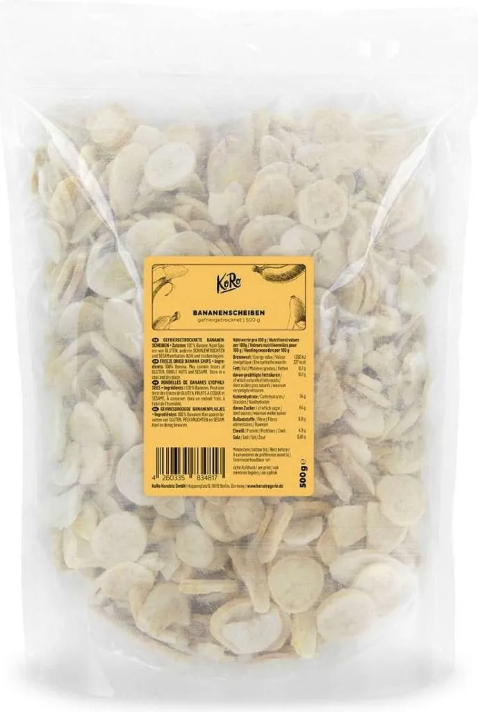 KoRo I Freeze-dried banana slices 500 g