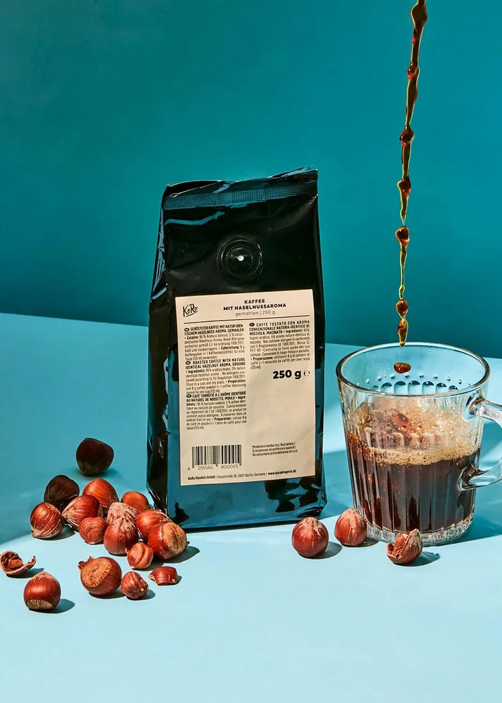KoRo I Ground Coffee with Hazelnut Flavor 250 g